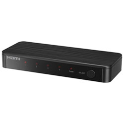 Rocketfish 4-Port 8K UHD HDMI Switch - Black - Only at Best Buy