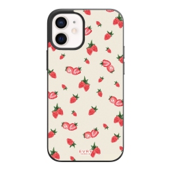 EVRY JEWELS Hard Plastic Case for Iphone 12 / 12 Pro - Strawberry Dreams
