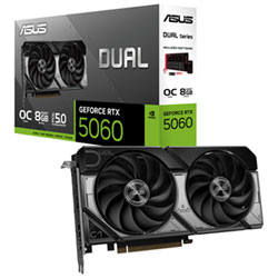 ASUS Dual GeForce RTX 5060 OC 8GB GDDR7 Video Card
