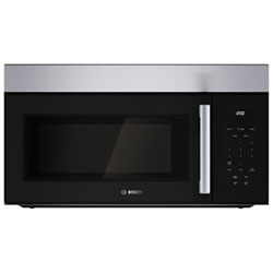 Bosch 100 Series Over-The-Range Microwave - 1.7 Cu. Ft. - Black/Stainless Steel