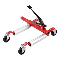 VEVOR 1500 Lbs Capacity Wheel Dolly, Car Jack Dolly Lifter \w 360° Rotatable Wheels, Heavy Duty Vehicle Positioning Ratchet Tire Jack, for Vehicle