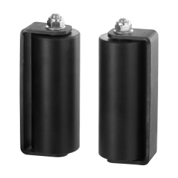 VEVOR 6” Rolling Gate Hardware Kit C-Type Bracket, Sliding Gate Kit, Sliding Gate Rollers for Connect Tracks Door Frames, Sliding Gate Guide Roller