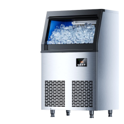COOLSKI Commercial Ice Maker 100 Lbs/24H Under Counter Ice Machine With 34 Lbs Bin
