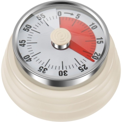 GREEN SCENIC Mechanical Timer, Easy to Read Vintage Cooking Timer \w Magnetic Back And Loud Bell, No Batteries Required, Mechanical Countdown Timer