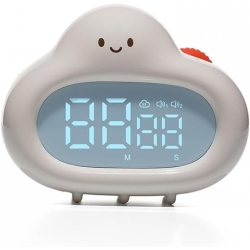 GREEN SCENIC Visual Timer, Pear-Shaped Alarm Clock, Cute Digital Timer \w Forward And Backward Timing Function, Suitable for Home, Bedroom, Kitchen