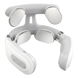 MYACUC 4-Head Smart Neck Massager, Wireless Portable Neck And Shoulder Heating Massager Suitable for Home, Office