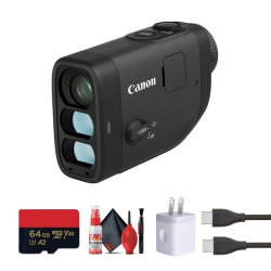 CANON Powershot Golf Rangefinder + Camera | 6Xâ€“12X Zoom, Slope Correction - Bundle