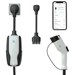 Pion Power Flex-AC Elite 32A Level 2 Portable Smart Electric Vehicle (EV) Charger - White