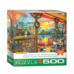 EUROGRAPHICS 500 PC Puzzle - Early Morning Fishing