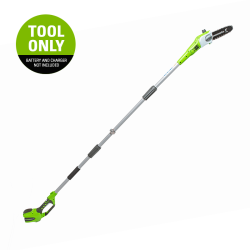 GREENWORKS 40V 8" Pole Saw (Tool Only), Battery And Charger Not Included