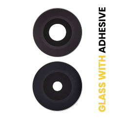 ESOURCE PARTS Replacement Back Camera Lens (Glass Only) With Adhesive Compatible for Xiaomi Redmi 13C 5G