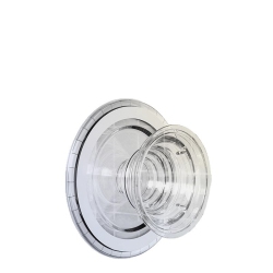 THE WAY Magnetic Genuine Translucent Color Design Foldable Phone Grip Holder for Smartphones, Tablets, Phone Accessories (White)