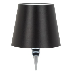 ABBOTT |Classic Shade Led Bottle Stopper Light- 5"h- In Black