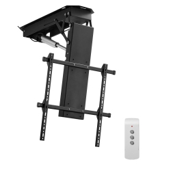 VEVOR Motorized Ceiling Tv Mount, for 32 to 70 Inch Tv, Adjustable Motorized Flip Down Tv Mount Bracket With Max Vesa 24X24 In, Fits Tvs Up to 110Lbs