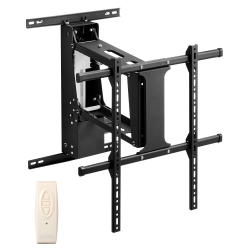 VEVOR Motorized Tv Wall Mount, for 32 to 65 Inch Tv, Adjustable Motorized Flip Down Tv Mount Bracket With Max Vesa 24 X 24 In, Fits Tvs Up to 88 Lbs