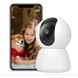 THE WAY Baby Monitoring Camera With Mobile App, Wifi Indoor Security Camera, Support Sd Card, Cloud Storage
