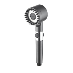 THE WAY Booster Shower Head Three-Speed One-Button Water Cut-Off Filter Spray Handheld Shower High-Pressure Shower Head - Water-Saving Handheld Shower