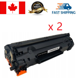 EGALAXY 2 Pack Canon 128 Toner Cartridge – Compatible In Black