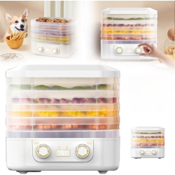 MYACUC Food Freeze Dryer Machine \w 5 Trays for Home, Digital Adjustable Timer & Temperature Control, Food Dryer for Fruits Meat Vegetables Candy &