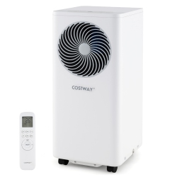 COSTWAY 8200/10000 Btu Portable Air Conditioner 3-In-1 Floor Ac Unit With Fan & Dehumidifier