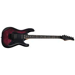 KRAMER Volante Quilt Hsfr Electric Guitar With Gigbag - Burst In Magenta