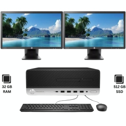 HP Prodesk 600 G3 Desktop – Intel Core I5 6Th Gen – 32GB Ram – 512GB SSD – Windows 10 Pro – Refurbished (Excellent )