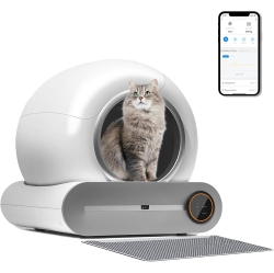OXAA Self-Cleaning Cat Litter Box, Automatic Smart Cat Litter Box for Multiple Cats,Never Scoop Again