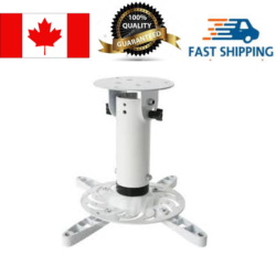 ANTRA Universal Projector Ceiling Mount With Tilting And 360 Full Rotating, Silver, Psm-01S