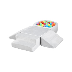 VEVOR 5-Piece Set Foam Climbing Toys, for Toddlers 6 Months to 3 Years, Baby Climbing Blocks \w Ball Pit (Balls Not Included), Indoor Climb And Crawl