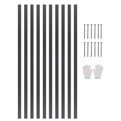 VEVOR 60 In Metal Landscape Edging, 10 Packs Rust-Resistant Aluminum Alloy Landscape Edging, Bendable Garden Edging Border, Heavy Duty Lawn Edging