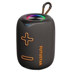 THE WAY Portable Bluetooth Speaker, Wireless Speaker 20W Bass Diaphragm \w Multiple Led Lights, Waterproof, Playing Time 16 Hours, Support Fm Mode
