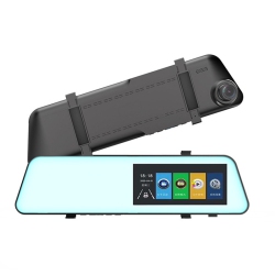 THE WAY Rearview Mirror Driving Recorder Driving Recorder Front And Rear/interior Left And Right Car Camera Built-In Wifi Gps Parking Monitoring