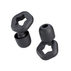 THE WAY 3 Pairs Of Silicone Earplugs for Sleeping Noise Reduction, Washable And Reusable Noise Reduction Earplugs for Swimming, Snoring, Work