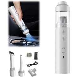 THE WAY Car Vacuum Cleaner Car Handheld Brushless Vacuum Cleaner Car Wireless Dust Collector Pet Hair Remover Brushless Motor Luxury Floor Brush +