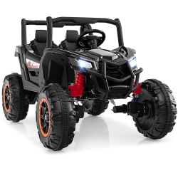 GYMAX 24V Kids Ride On Utv W/ 4 X 100W Powerful Engine Remote Control High/low Speed