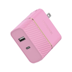 OTTERBOX USB-C And USB-A Fast Charge Dual Port Wall Charger In Purple