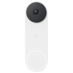 Google Nest (Wired) Wi-Fi Video Doorbell (3rd Gen) with Gemini - Hazel