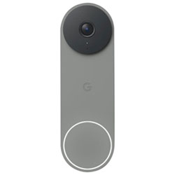 Google Nest (Wired) Wi-Fi Video Doorbell (3rd Gen) with Gemini - Hazel