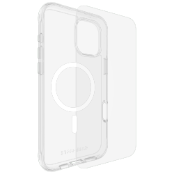CASE MATE Magsafe Case And Glass Screen Protector for Iphone 16 Plus - Clear