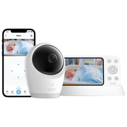 eufy E21 5” Video Wi-Fi Baby Monitor with Night Vision & Pan/Tilt/Zoom