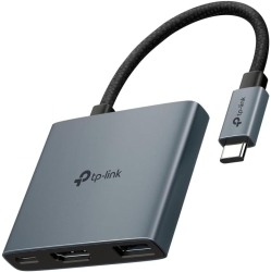 TP-LINK USB Type-C 3-In-1 Hub - 4K HDMI 60Hz, 100W Pd Charging, 5GBps USB-A Port, Aluminum Alloy, Braided Cable