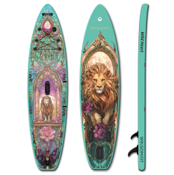 WINGOMART 11Ft X 33" Super Wide Inflatable Stand Up Paddle Board, Ultra Stable Wide Sup Up to 2 People/375Lb Fully Equipped W/ Premium Sup