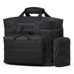 VEVOR 20L Cooler Bag, Insulated Lunch Bag \w Molle Design And Multi-Pocket, 600D Cooler Lunch Box \w Removable Storage Bags, Soft Cooler for Office