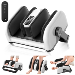 MYACUC Shiatsu Foot & Calf Massager Heat Therapy Foot Massage Machine Arm Automatic Massager Kneading Massager