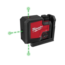 MILWAUKEE USB Rechargeable 3-Point Laser In Green
