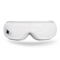 THE WAY Eye Massager, Smart Bluetooth Eye Protector, Air Pressure Hot Compress Eye Massager, Massage Glasses, Portable In White