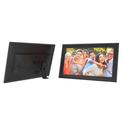 THE WAY 10.1 Inch Digital Photo Frame, Wifi Smart Cloud Photo Frame, Ips Touch Narrow Edge Electronic Photo Album Video Player In Black