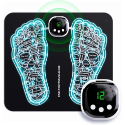 THE WAY Pulse Foot Massager, USB Rechargeable Foot Massager, Foot Massage Pad for Neuropathy, Foot Stimulator for Pain Relief And Muscle Relaxation