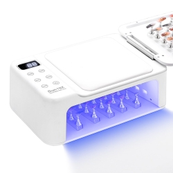 MYACUC Smart Uv Led Nail Therapy Lamp, Double-Hand Nail Lamp With Hand Pillow And Led Display, Suitable for Nail Salons And Home