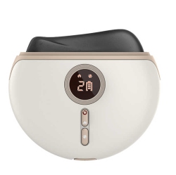 THE WAY Electric Gua Sha Massager Thermal Vibration Neck Facial Lifting Infra Anti-Wrinkle Facial Ski In Red